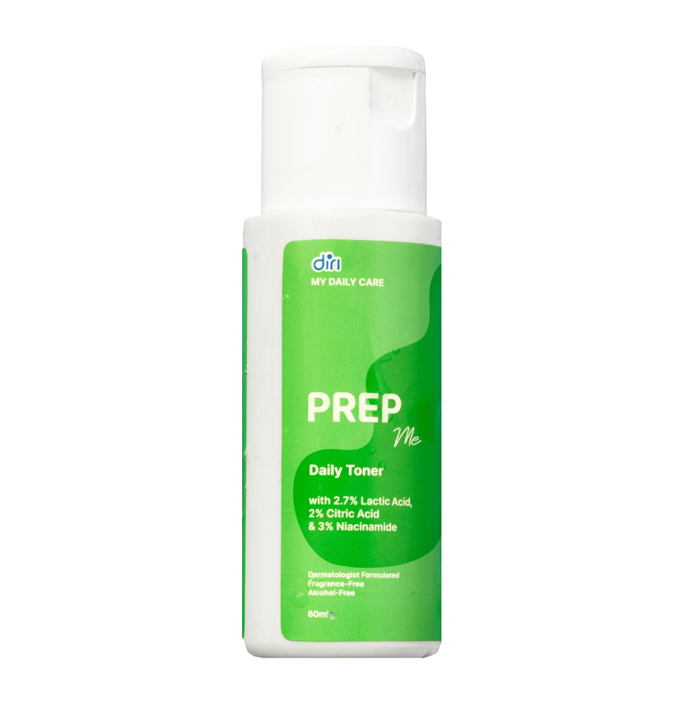 PrepME Daily Toner with 3% Lactic acid, 2% Citric Acid & 3% Niacinimide