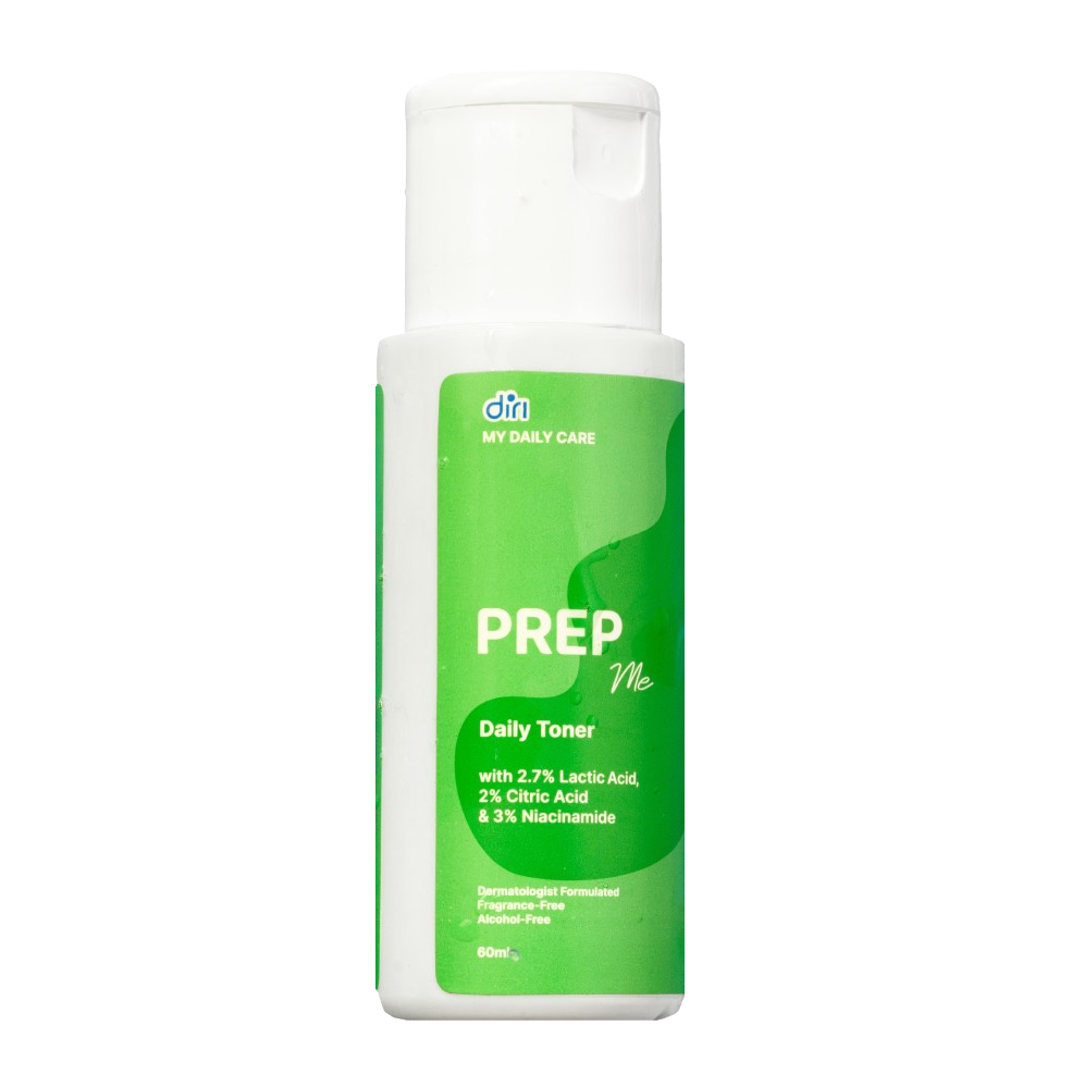 Diri Care PrepME Daily Toner with 3% Lactic acid, 2% Citric Acid & 3% Niacinimide 