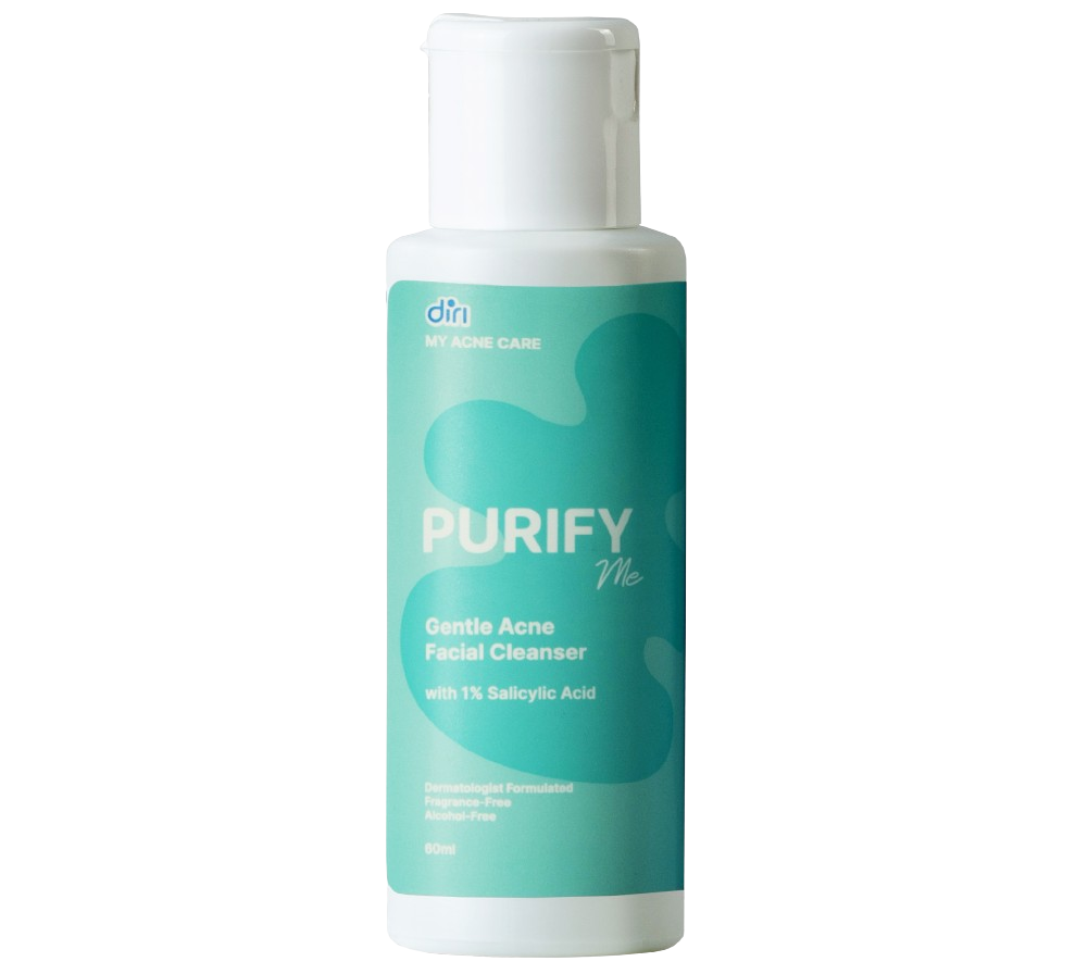PurifyME Gentle Acne Facial Cleanser with 1% Salicylic Acid