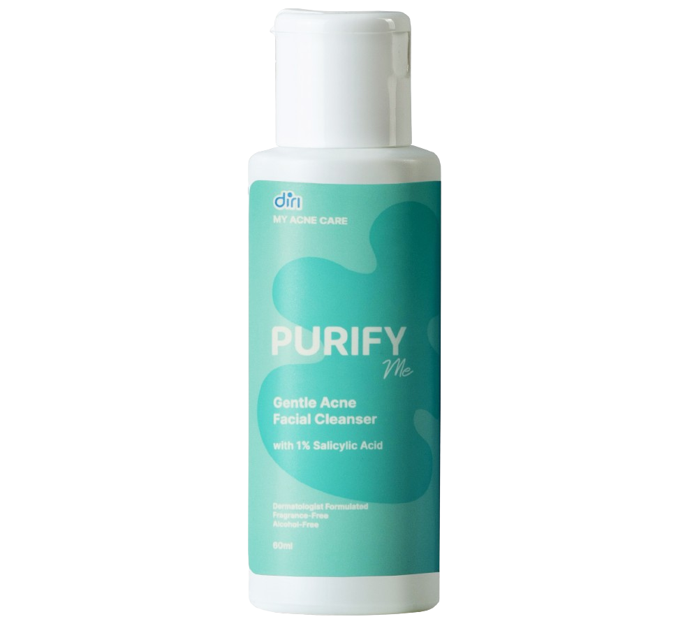 Diri Care PurifyME Gentle Acne Facial Cleanser with 1% Salicylic Acid 