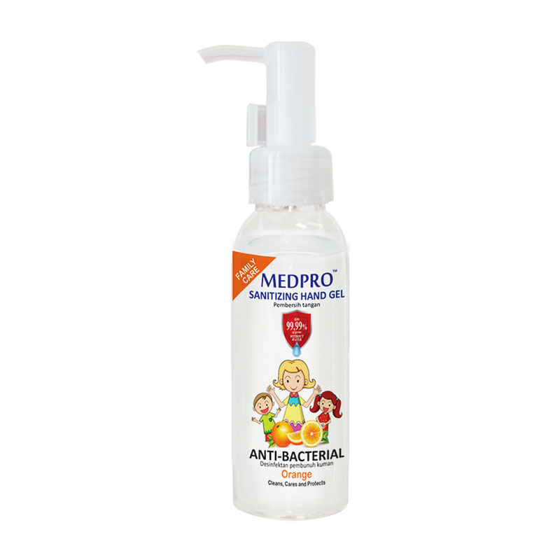 Medpro Sanitizing Hand Gel Family Care Orange