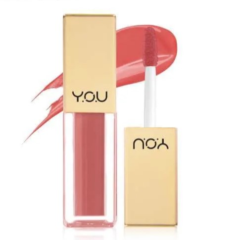 YOU Beauty The Gold One New Rouge Satin Lip Cream  21 Apple Custard