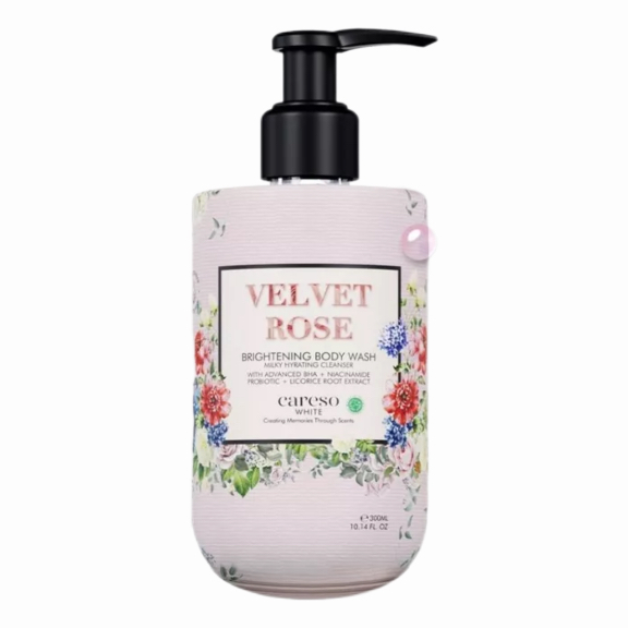 Careso Brightening Body Wash Velvet Rose 