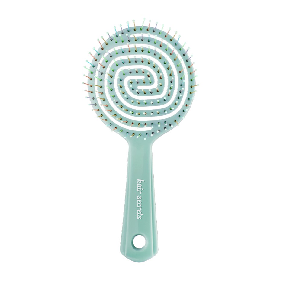 Hair Secrets Lollipop Detangling Hair Brush Olive