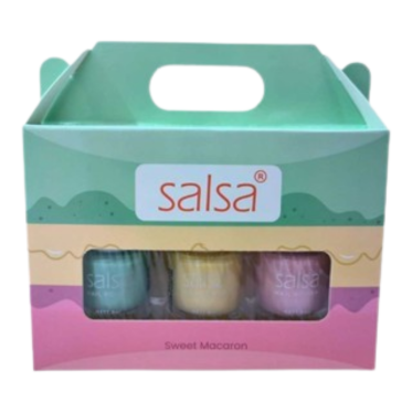 Salsa Cosmetic Nail Polish Set Food Series Sweet Macaron