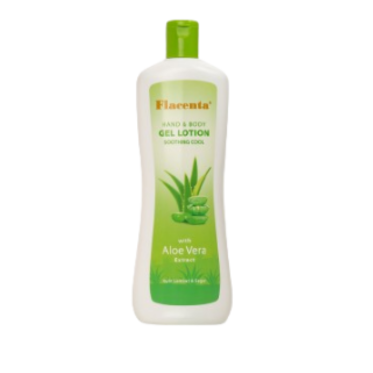 Flacenta Hand & Body Gel Lotion Soothing Cool Aloe Vera 