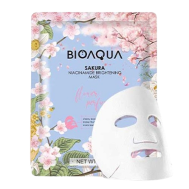 Bioaqua Brightening Sheet Mask Sakura Niacinamide 