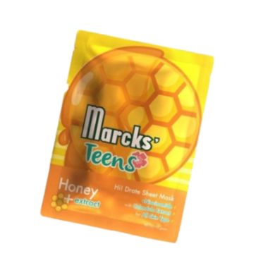 Marcks' Teens Hi! Drate Sheet Mask Honey 