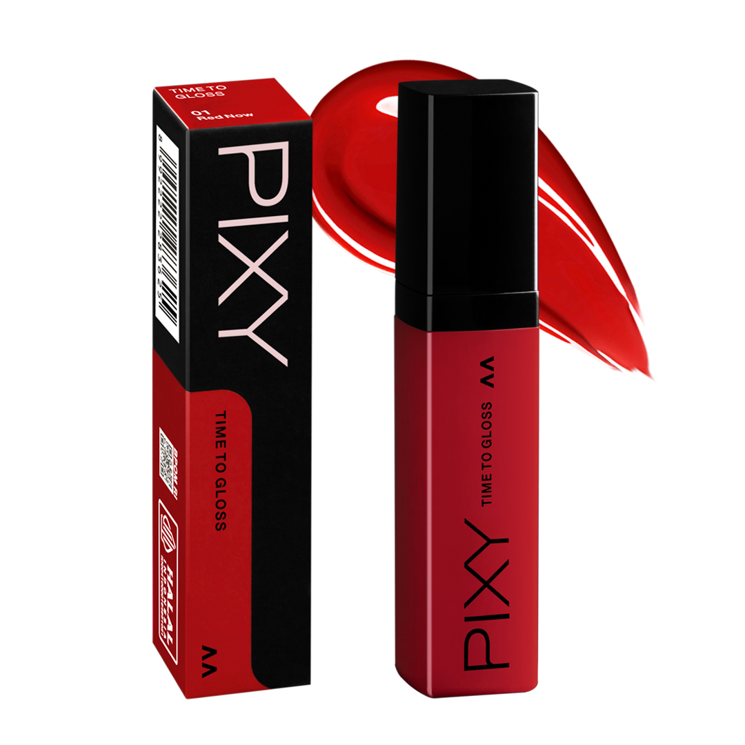 PIXY Time to Gloss 01 Red Now 