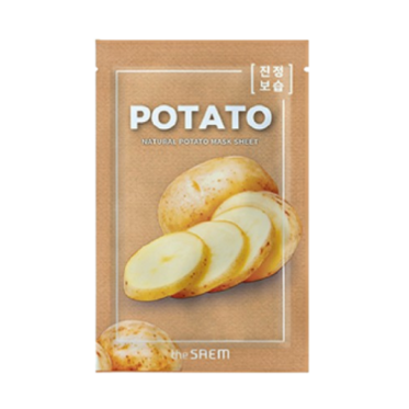 Natural potato mask sheet