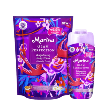 Marina Brightening Body Wash Glam Perfection