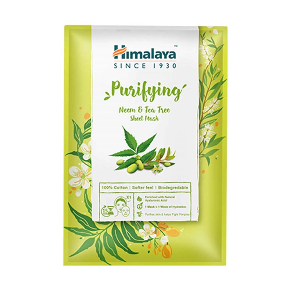 Himalaya Purifying Neem & Tea Tree Face Sheet Mask 