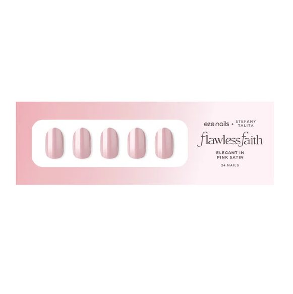 Eze Nails X Stefany Talita Spot On Manicure Elegant in Pink Satin