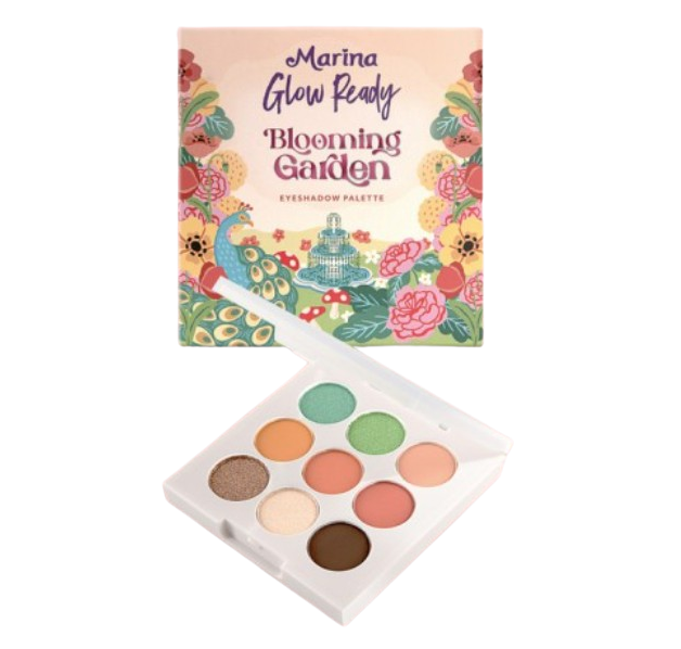 Marina Glow Ready Eyeshadow Palette Blooming Garden