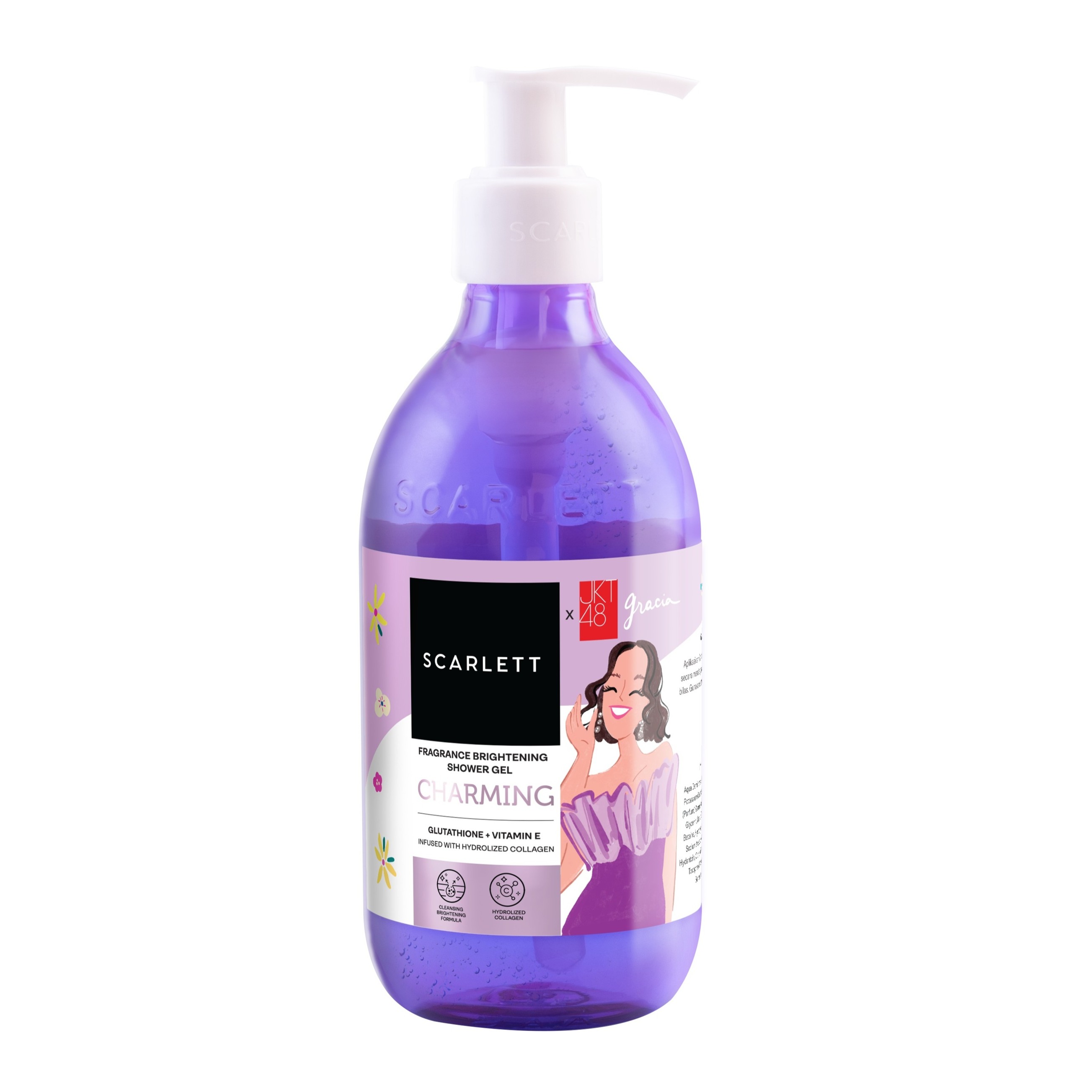 Scarlett Fragrance Brightening Shower Gel Charming