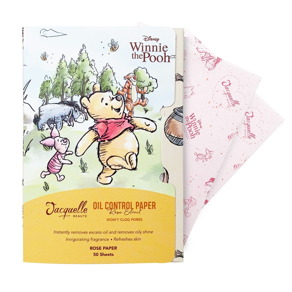 Jacquelle Oil Control Paper Disney Winnie The Pooh Edition Rose