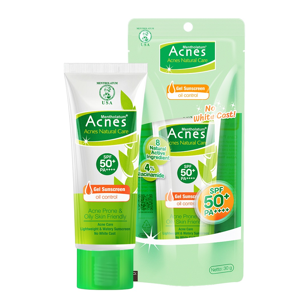 Acnes Natural Care Gel Sunscreen Oil Control 