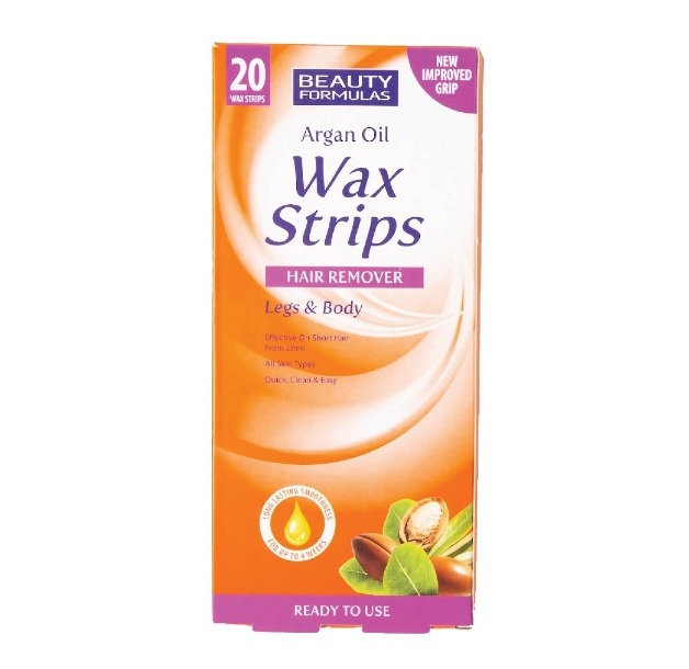 Wax Strips Hair Remover Legs & Body Argan Oil