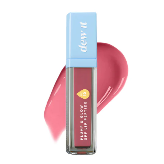Dew It Skin Plump & Glow SPF 15 Lip Peptide Dewy Pink