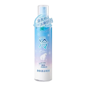 Miniso Body Mist Cooling Body Spray Mint Scent