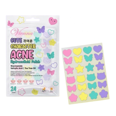 Vienna Cute Character Acne Hydrocolloid Patch 