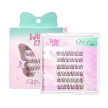Glam Fix Wink Era Poppin' Glue-Free Cluster Eyelashes 01 Soft Girl