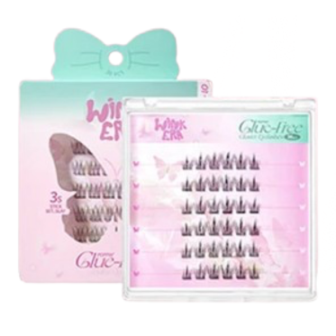 Glam Fix Wink Era Poppin' Glue-Free Cluster Eyelashes 02 Lifting Slay