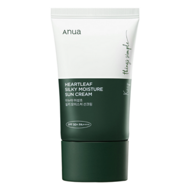 Anua Heartleaf Silky Moisture Sun Cream 