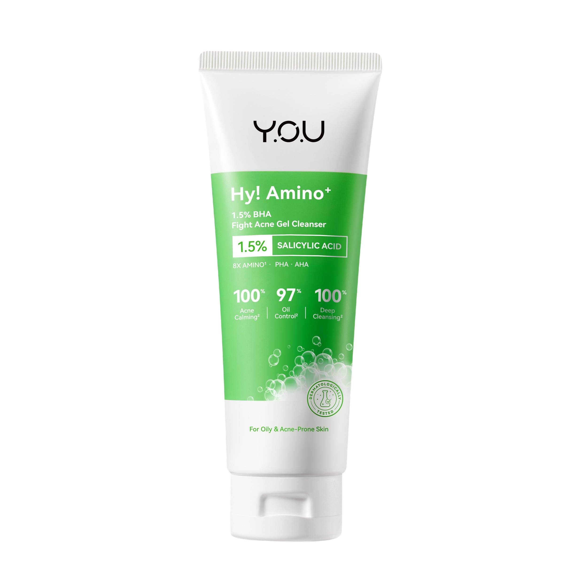 Hy! Amino+ 1.5% BHA Fight Acne Gel Cleanser