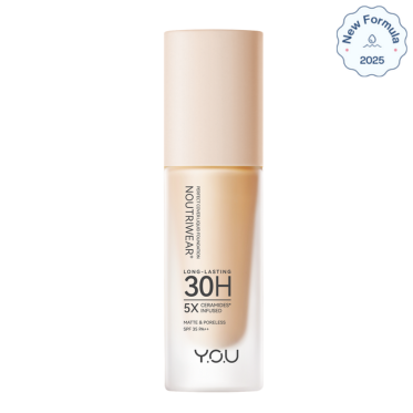 YOU Beauty Noutriwear+ Perfect Cover Velvet Liquid Foundation N508 Medium Beige