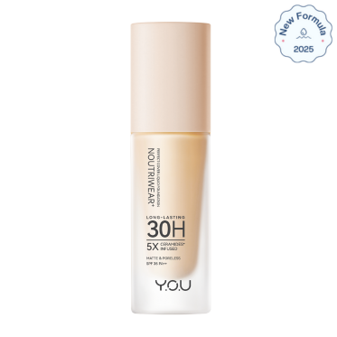 YOU Beauty Noutriwear+ Perfect Cover Velvet Liquid Foundation W703 Warm Ivory