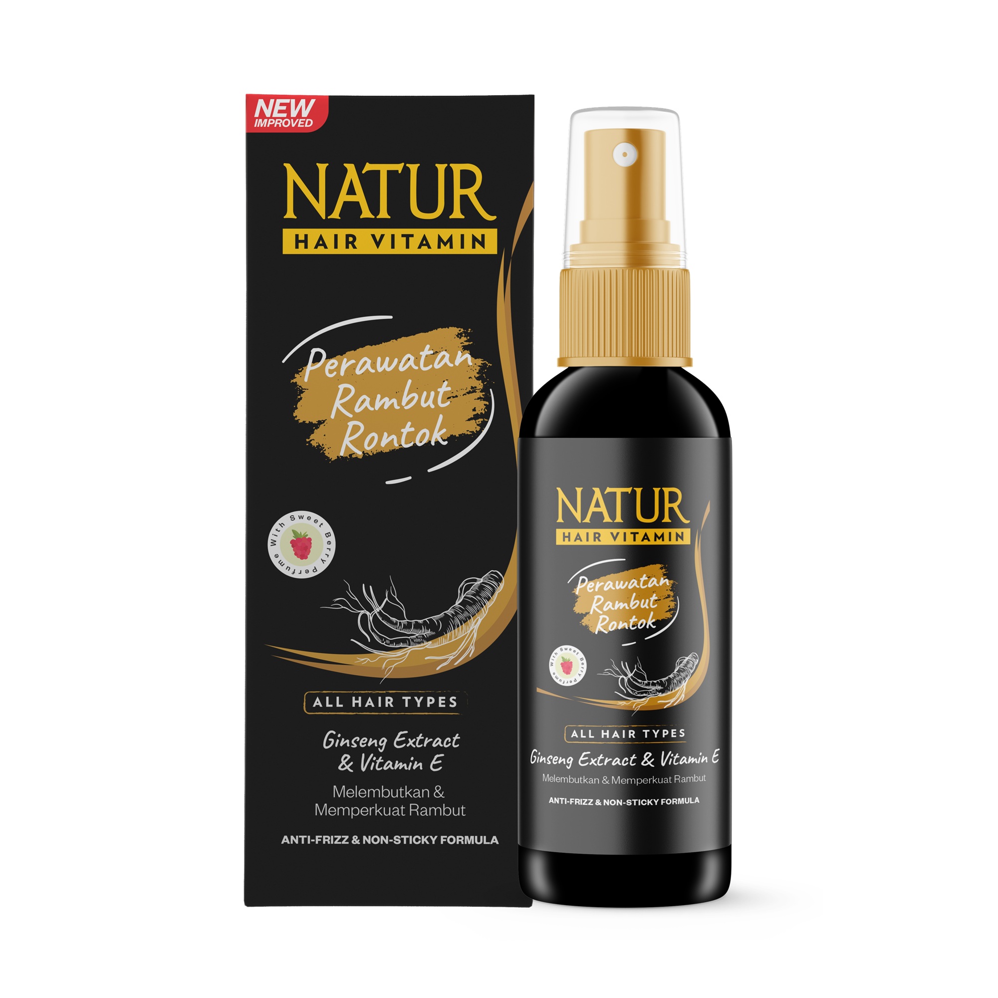 Natur Hair Vitamin Ginseng Extract & Vitamin E