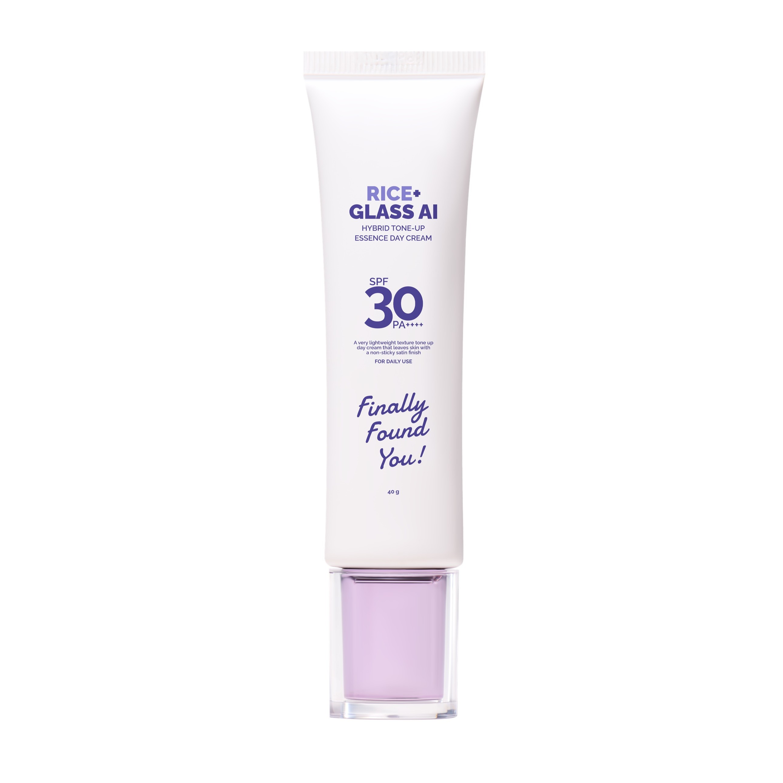 RICE+ Glass AI Hybrid Tone-Up Essence Day Cream SPF 30 PA++++