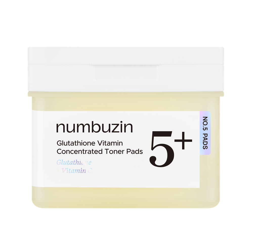 Numbuzin No. 5+ Glutathione Vitamin Concentrated Toner Pads 