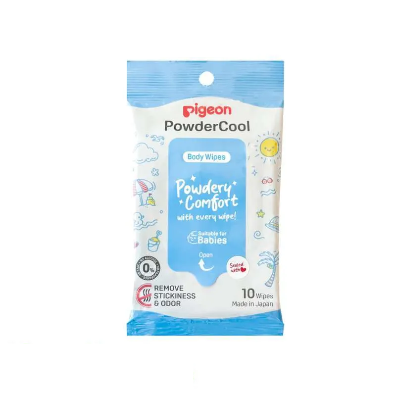 Powder Cool Powdery Comfort Body Wipes