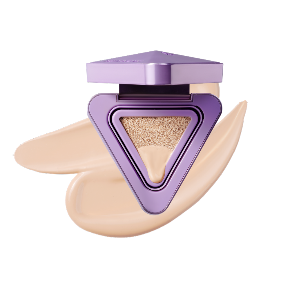 RICE+ PrismRadiant Skin Essence Cushion with AI-Powered Technology