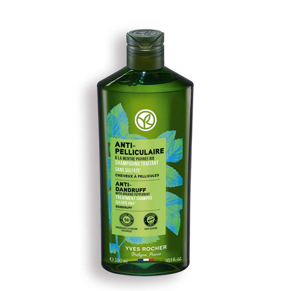 Yves Rocher Anti Dandruff Shampoo With Organic Peppermint 
