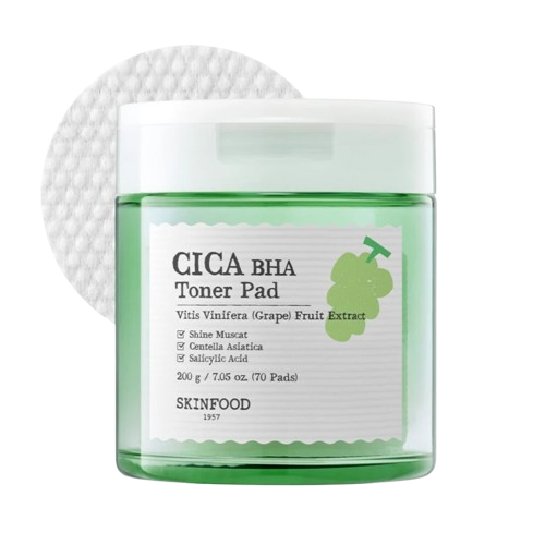 Shine Muscat Cica BHA Toner Pad