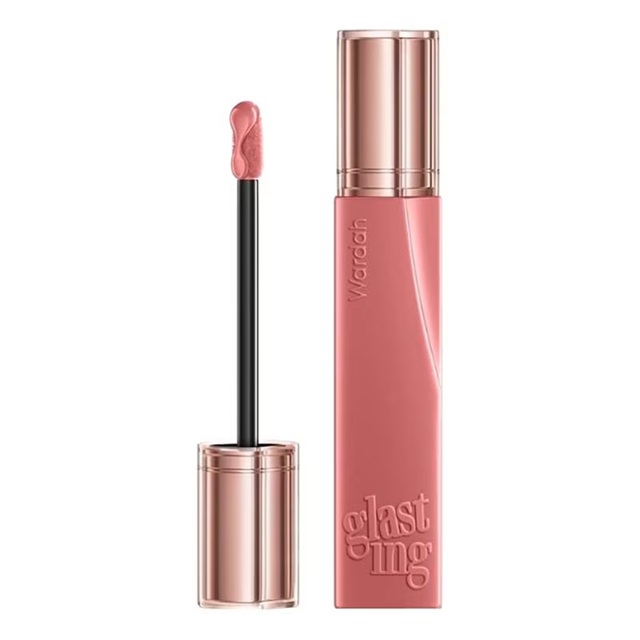 Wardah Glasting Liquid Lip 02 Peach Polish