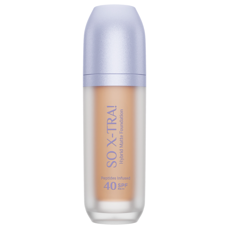 Mother of Pearl So X-TRA! Hybrid Matte Foundation Peptides Infused SPF 40 PA++ W21 - Latte