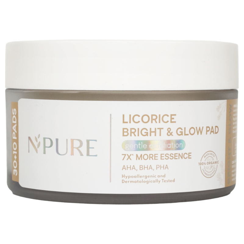 NPURE Licorice Light Up Brightening Pad 