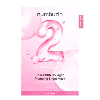 No.2 Rose PDRN Collagen Plumping Sheet Mask