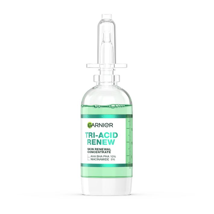 Garnier Tri Acid Renew Peeling Serum AHA BHA PHA 10% Niacinamide 5%  