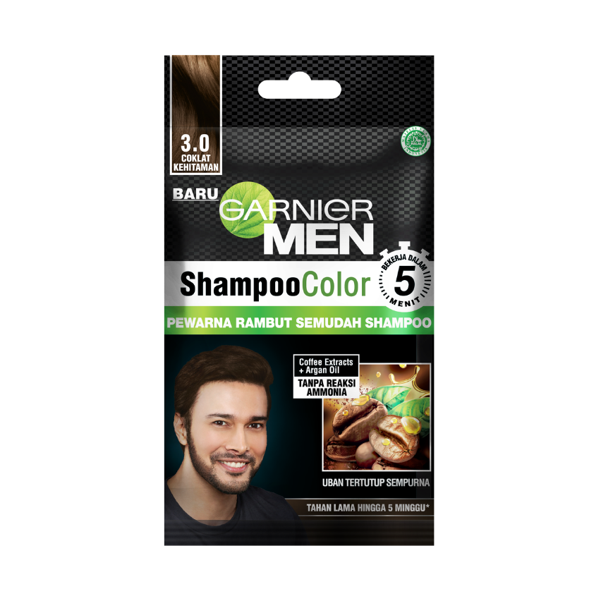 Men Shampoo Color Sachet Outer Flow Wrap 3.0