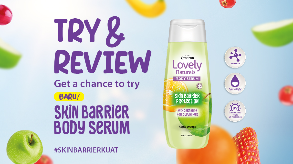 Try & Review: Emeron Lovely Naturals Body Serum Apple Orange