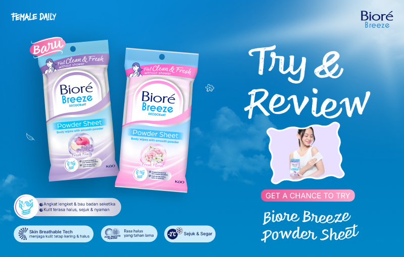 Try & Review: Biore Breeze Deodorant Powder Sheet