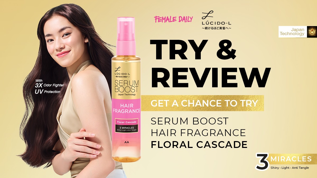 Try & Review LUCIDO-L Serum Boost Hair Fragrance