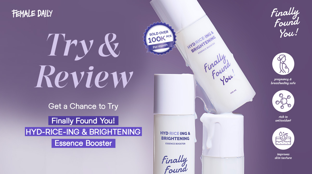 Try & Review: Finally Found You! HYD-RICE-ING & BRIGHTENING Essence Booster Toner