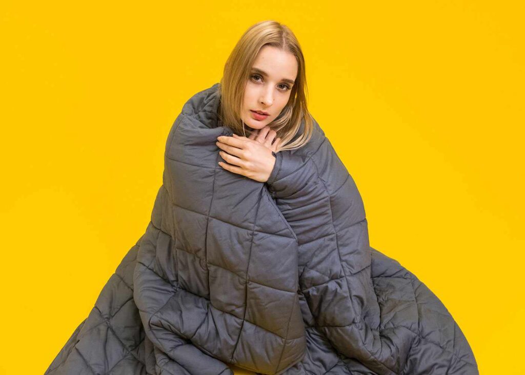 weighted blanket from manta sleep