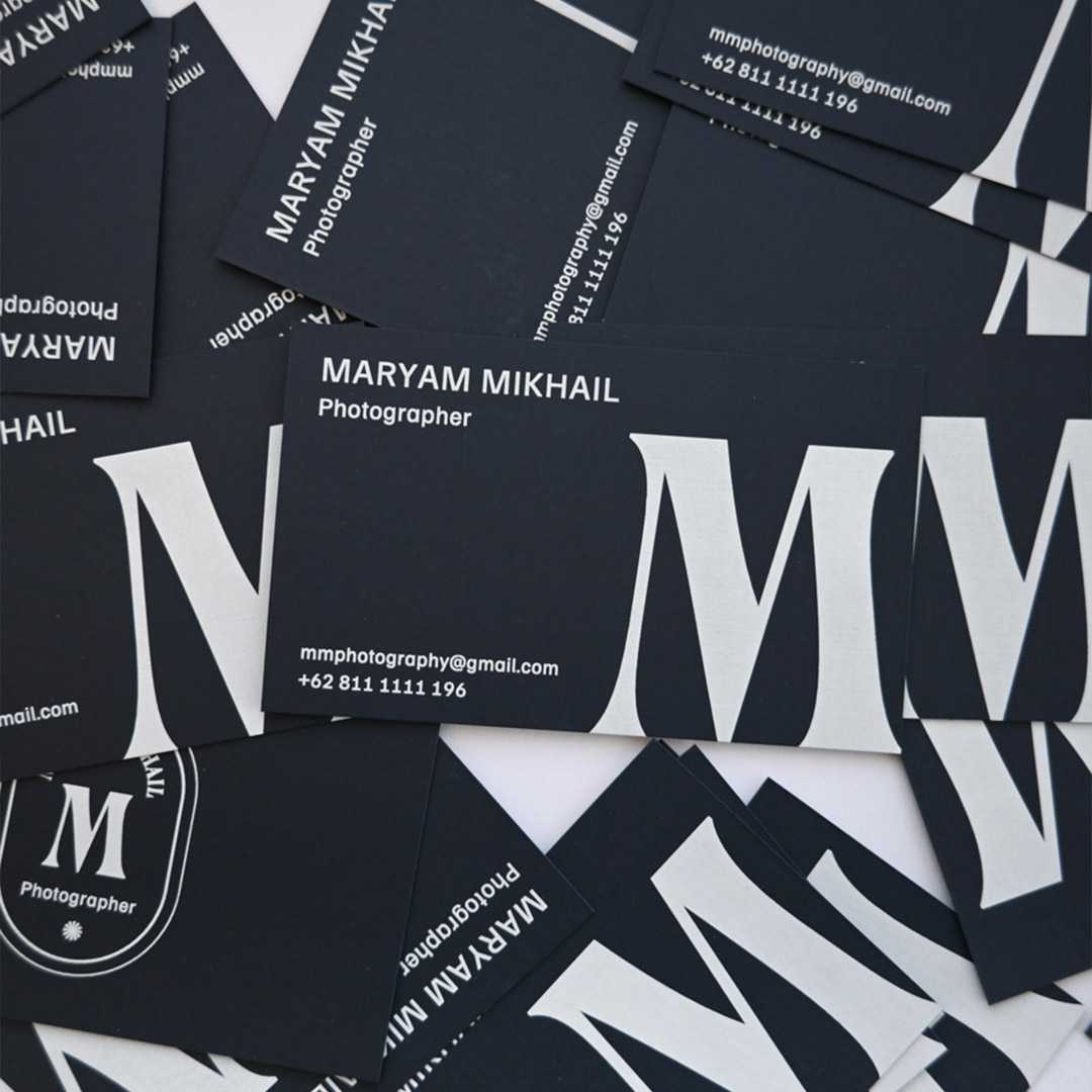 Coloured Paper Business Cards